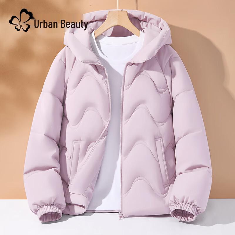 

Women s Hooded Quilted Padded Jacket S