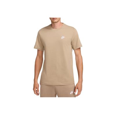 Letter Logo Round Neck Pullover Short Sleeve T-Shirt Men T-Shirts Khaki AR4997-248