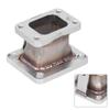 T25 To T4 Turbo Manifold Flange Conversion Adapter Stainless Steel Universal Auto Parts
