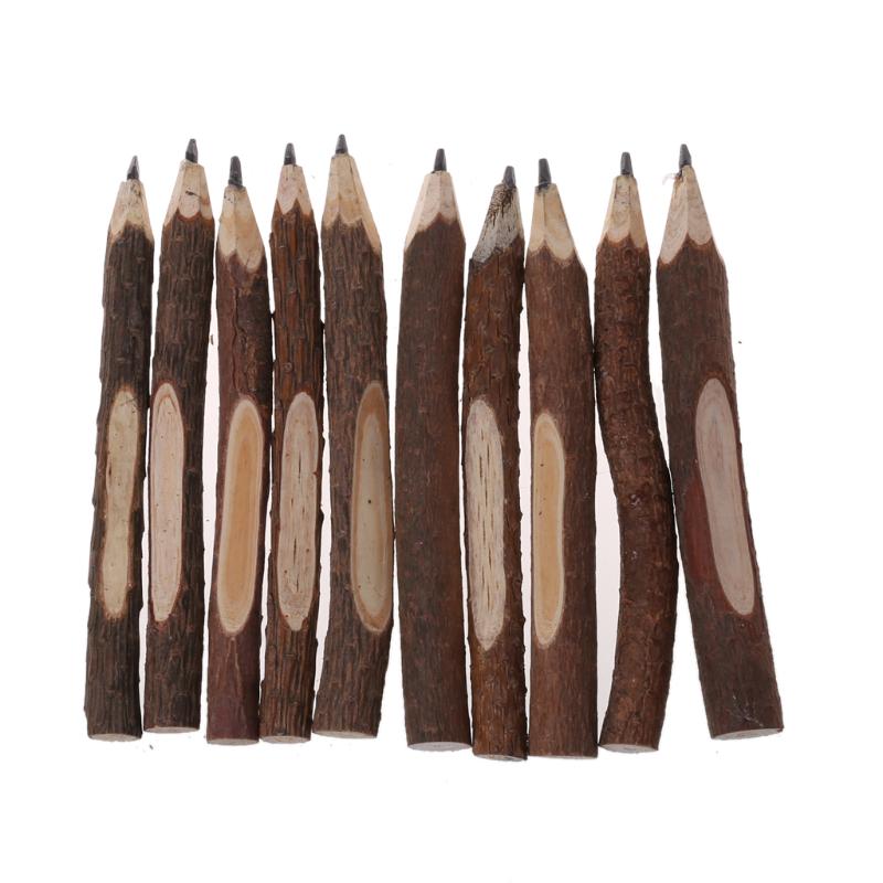 Creative Tree Wooden BallPoint Pen For Writing Office School Supplies Stationery