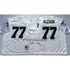 Camiseta de Rugby Retro Equipo Raiders Estilo Vintage Número Bordado 42 Manga Corta Mezcla de Algodón Camiseta Deportiva Hombres Mujeres