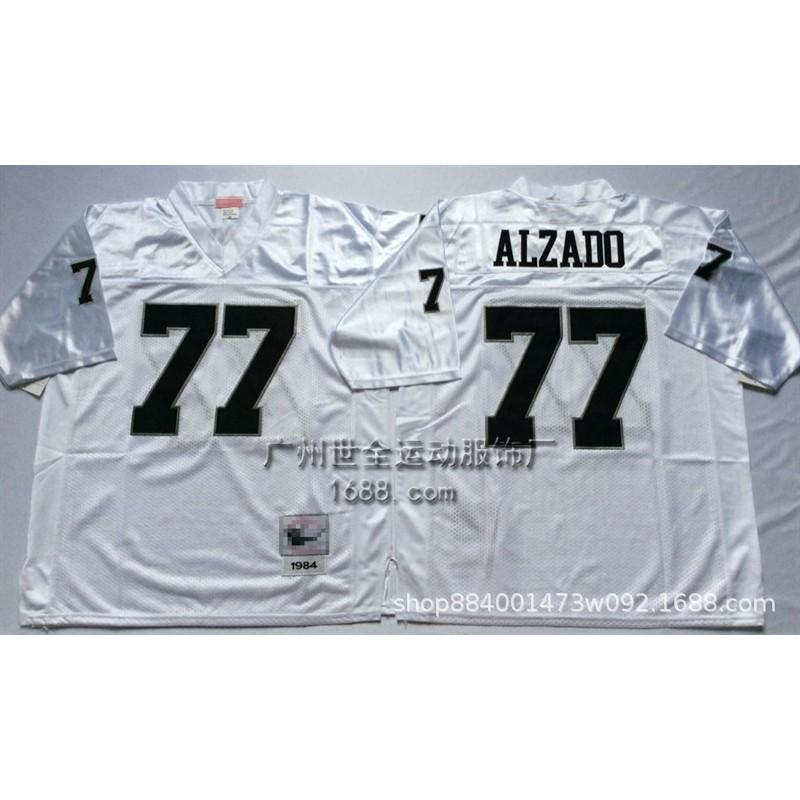 Camiseta de Rugby Retro Equipo Raiders Estilo Vintage Número Bordado 42 Manga Corta Mezcla de Algodón Camiseta Deportiva Hombres Mujeres