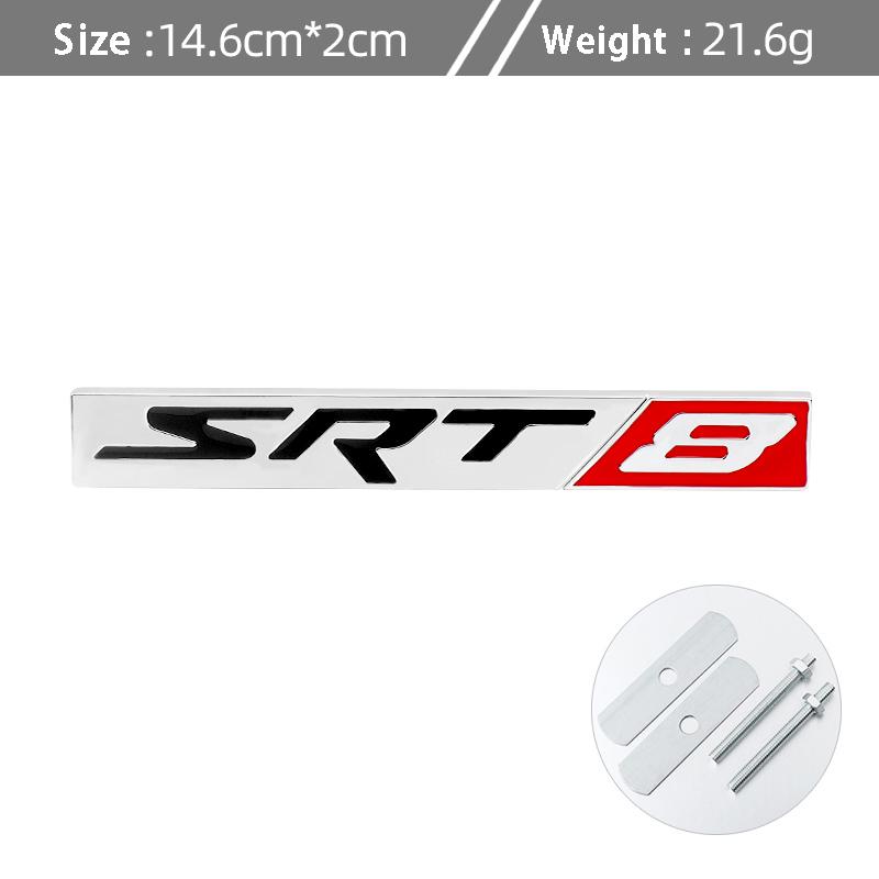 1 ks 3D kovové odznaky emblémy nálepky Sxt6 Sxt8 pro Ram Caliber Journey Sxt8 Sxt6 Srt6 Srt8 Caravan Autodoplňky
