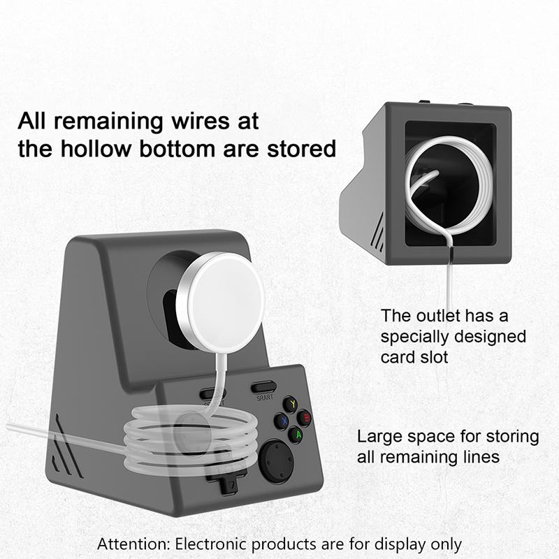 Ladegerätständer Silikon-Dock Ladestation Dockhalter Platzsparender Ladeständer Für Apple Watch Serie 10 46mm 49mm