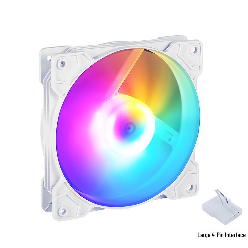 Silent LED 120mm 4-Pin Chassis Cooling Fan