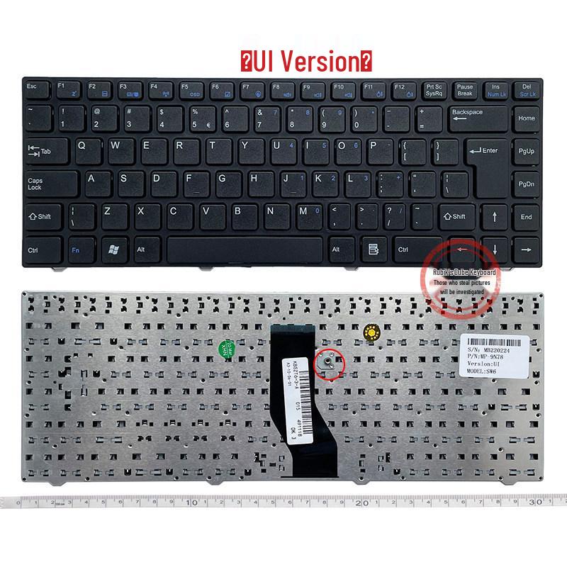 

Compatible Keyboard for Shenzhou K550D I3/5/7, JW5 Mechanic M410A M411, and Haier T6-3 Models.