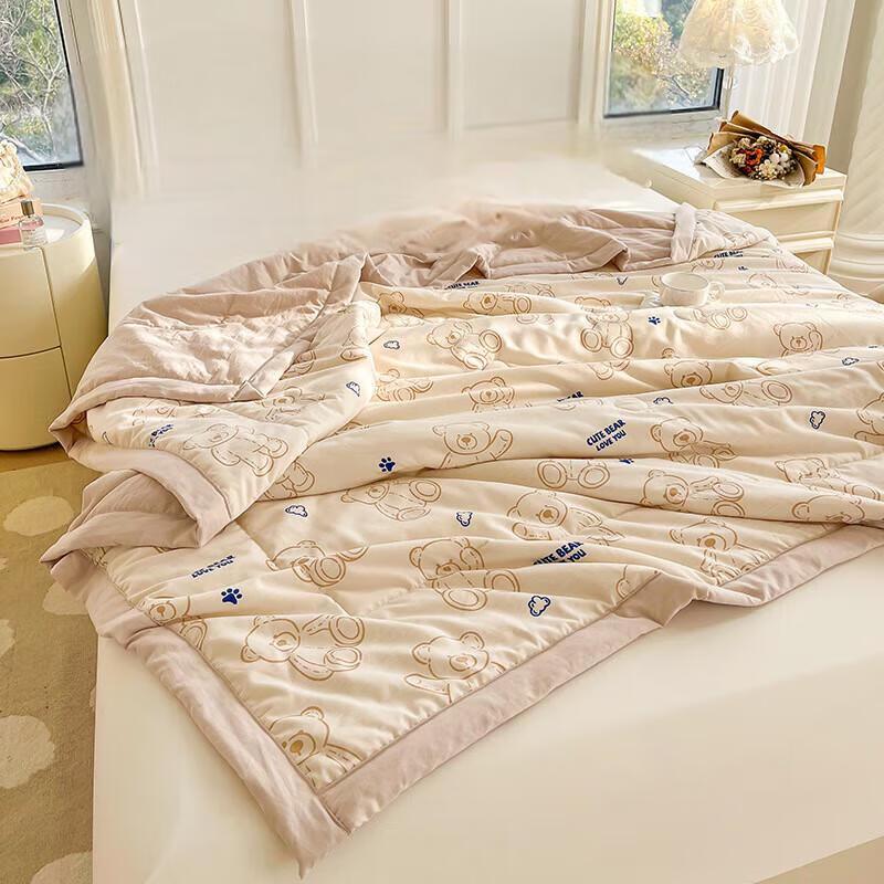 

Lilang Bear Baby Summer Soybean Fiber Quilt