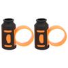 Drum Stick Control Clip Finger Controller Anti Slip Drummer Rotating Auxiliary Tool(Black Orange )