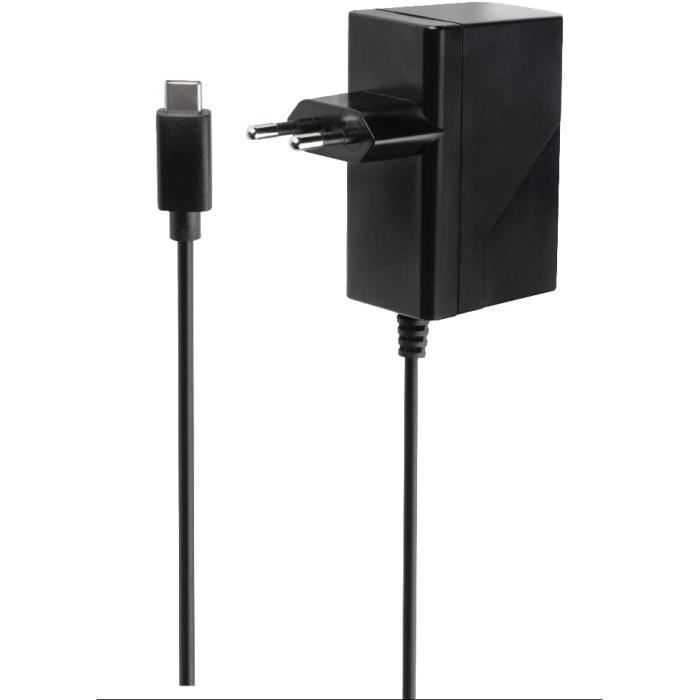Chargeur secteur - Konix - Mythics - 5 V - USB Type-C - Compatible Nintendo Switch