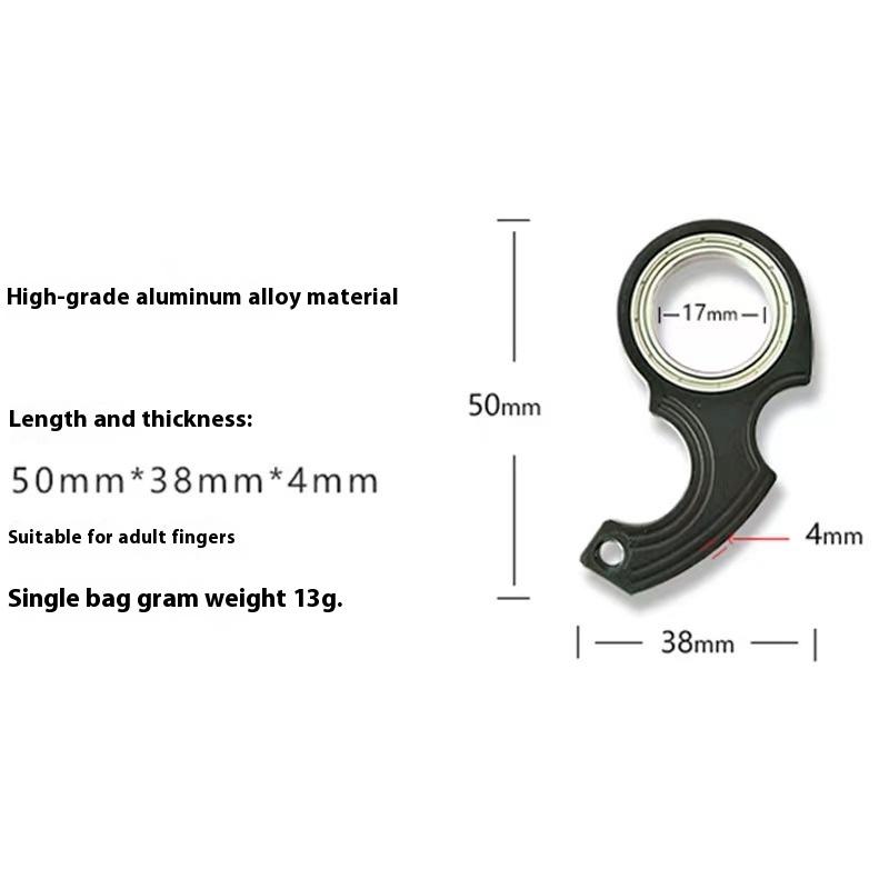 Spinner Stress Relieving Toy Idget Toy Children's Fingertip Rotating Keyring Fidget Adult Leisure Relieve Boredom Party Gift