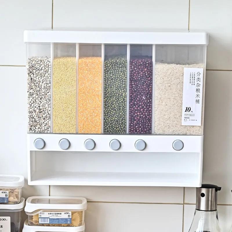 WTEMPO Bucătărie de uz casnic Găleată pentru orez Rezistent la insecte Rezistent la umiditate Sigilat Îngroșat Clasificare multifuncțională Diverse Borcane de orez cu cereale