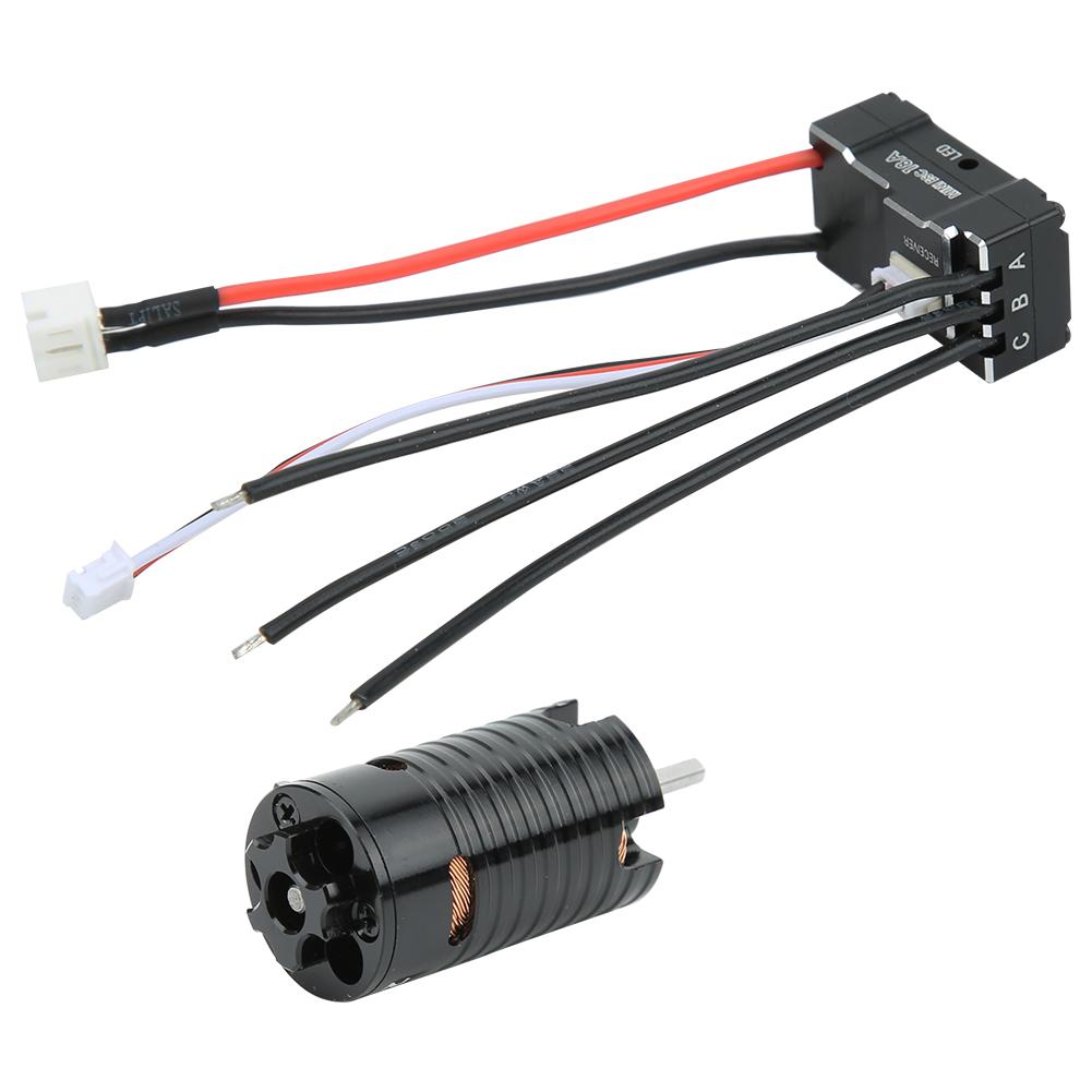 

Безколекторний двигун 1410 18A Чорний ESC RC Запасна частина для заміни аксесуара(Помаранчевий 9500KV )