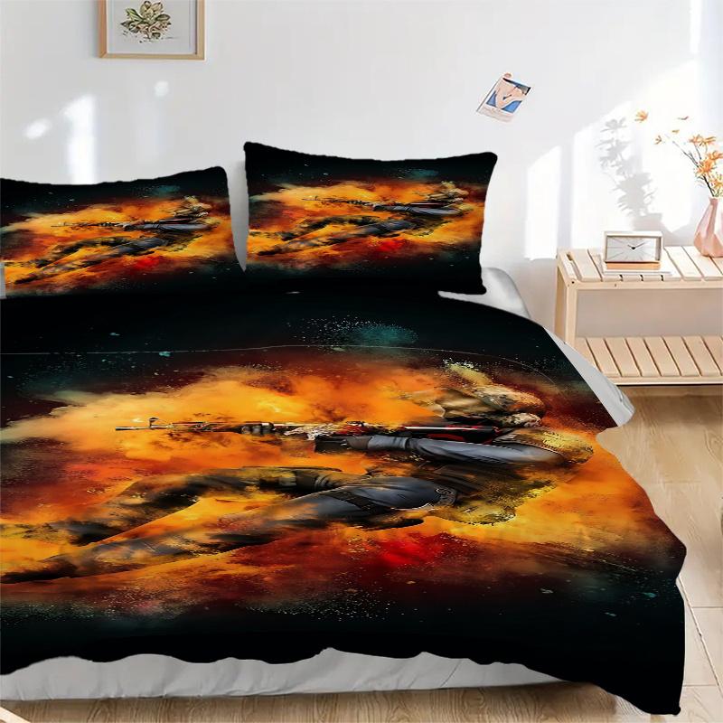 

3 шт. CS: Комплект постельного белья для декора дома - Идеально для любой комнаты, Праздничная идея для подарка!1202110a 135x200cm
