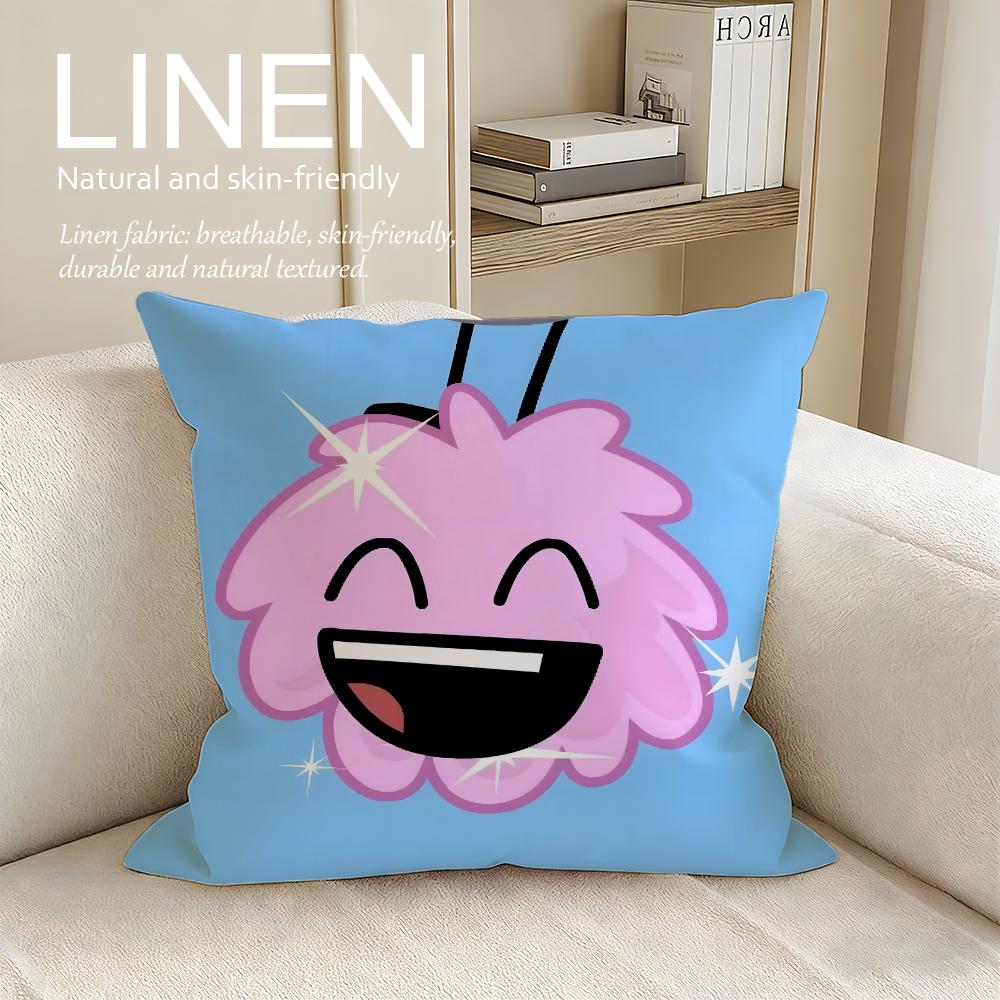 

Cute Lumi Puff Cushion Cover Pillowcase Set Pcs x x Breathable Washable Sofa Cushion Cover 30X30cm