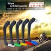 2 PCS Motorcycle Modification Accessories Striped Horn Shape Gear Brake Clutch Handbrake