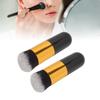 2pcs Chubby Makeup Brush Portable Fluffy Soft Synthetic Chubby Cosmetic Brush Black Golden