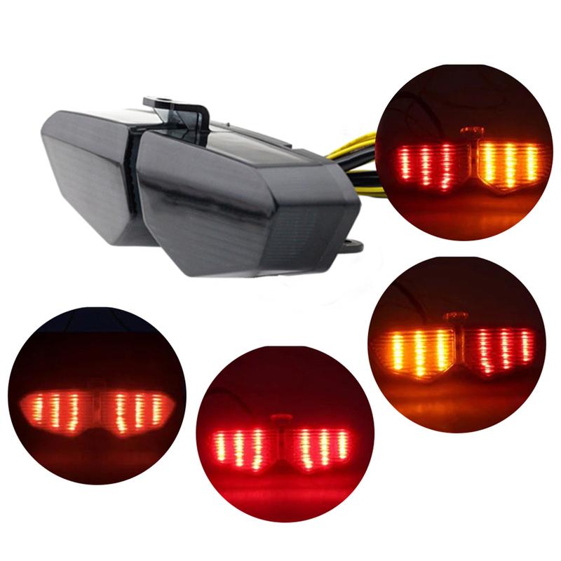 LED Motorcycle Turn Signals Integrated Tail Light Rear Brake Taillight for YAMAHA YZF R6 2003 2004 2005