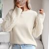 2026 New Women's Round Neck Sweater, Casual Long Sleeve Knit Top for Autumn Winter Daily Wear