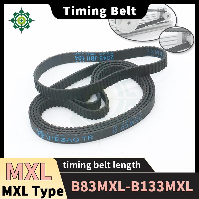 B83MXL To B133MXL MXL Belt Width 5mm To 13mm MXL Type Timing Belt MXL Toothed Drive Belt Closed Loop Belt MXL Synchronous Belt