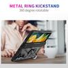 Black Hard Rugged Cover Kickstand Finger Ring Fashion Case for Samsung Galaxy Z Fold7 5G Fold6 Fold 7 Zfold7 Fold5 Fold 5 6