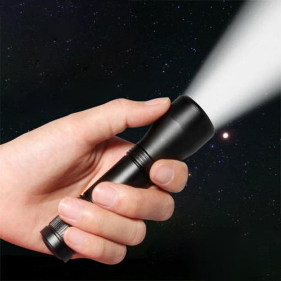Aluminum Alloy Super Bright USB Rechargeable LED UV Light Flashlight Torch Lamp
