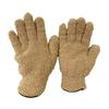 1 Pair Microfiber Dusting Gloves Plant Leaf Cleaning Gloves Fuzzy Dust Removal Gloves for Indoor Plants Furniture Blinds
