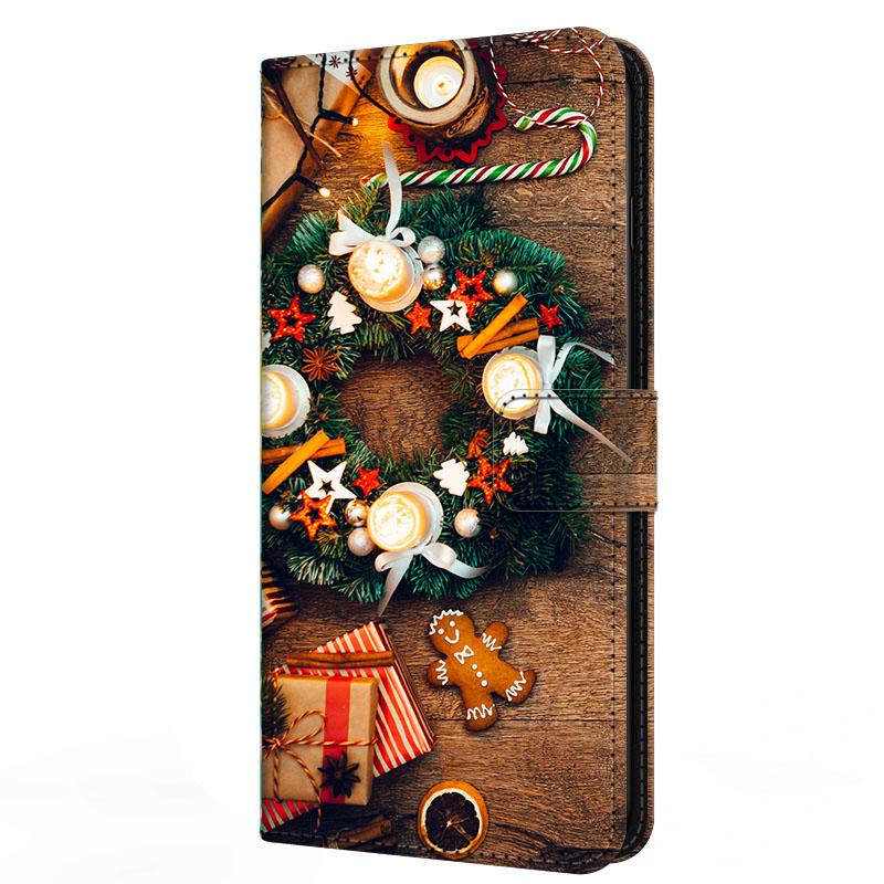 Leather Case For Honor 300 Honor300 Ultra Card Stand Book Cover For Magnetic Wallet Phone Bumper Merry Christmas Shell Flip Para
