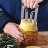 1pc Durable Stainless Steel Pineapple Corer Slicer - Comfort Grip Handle, Easy-to-Use, Ideal for Home & Kitchen, Restaurant Use