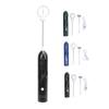 Rechargeable Milk Frother Handheld Milk Frother Wand With 2 Whisk Attachments Electric Whisk Drink M