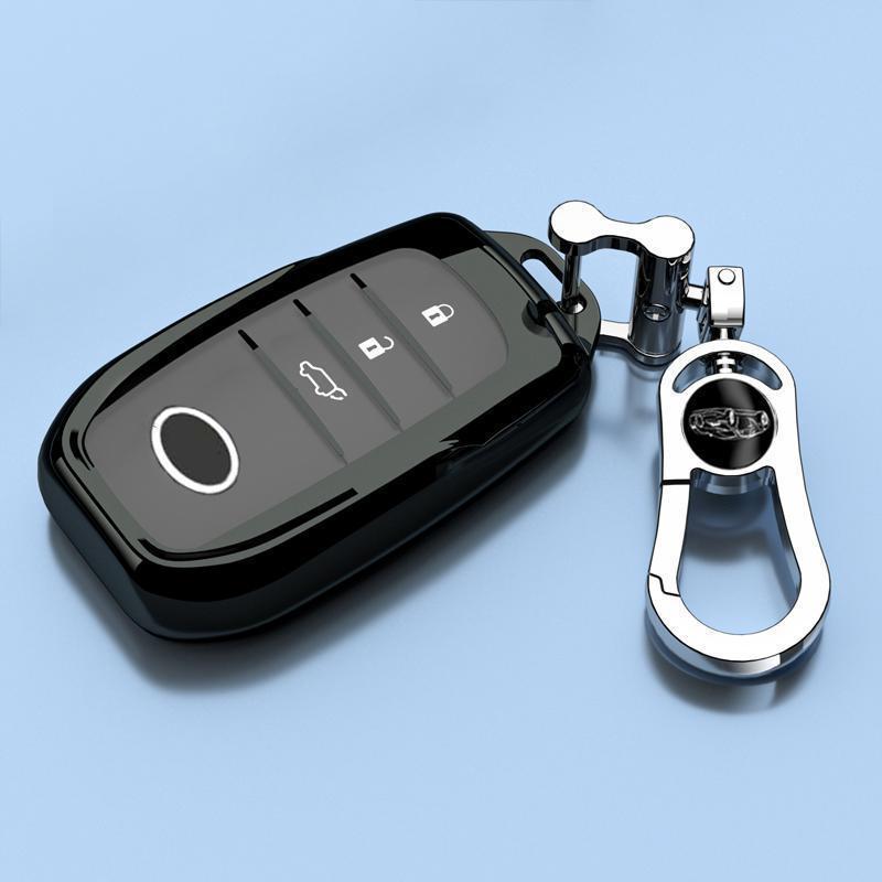 Luxus Schlüsselanhänger-Anhänger für 2025 Toyota Highlander – Unisex, Vollständig geschlossene Schnalle mit 380T Hybridkette