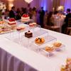 5 unidades de Soporte de Exhibición de Postres Acrílico Soporte de exhibición en forma de U duradero adecuado para bodas fiestas cupcakes caramelos joyeria del hogar