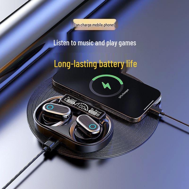 Power Bank Style 2025 X95 Wireless Bluetooth Over-Ear Earphones - High Sound Quality & Long Battery Life