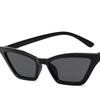 Cat Eye Sunglasses Lady Retro Small Frame Sunglasses Transparent Dazzle Color Sunglasses