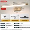 Luce a Specchio LED Telescopica Pieghevole per Armadietto del Bagno o Studio