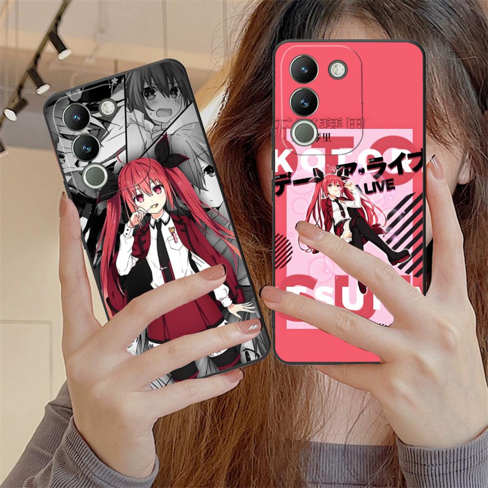 Date a Live Kotori Itsuka TPU Mobile Phone Case for VIVO Y77 76 75 74 73 72 58 56 55 51 50 38 36 Y19 Y18 Y03 Y01 5G Cover