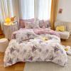 Chinoserie Blossom Cotton Reversible Duvet Cover Set King Queen Double Full Twin Single Size Bed Linen Set