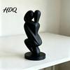 High-end Decorative Art 3D Printed Hugging Couple Sculpture Abstract Embrace Figurine