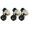 Propane Tank Gauge Level Indicator Universal Propane Gauge Propane Pressure Gauge for RV Camper Cylinder BBQ Gas Grill Heater