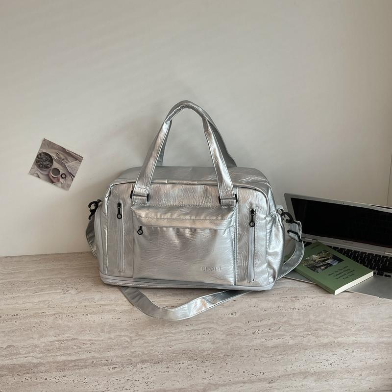 Lightweight Travel Bag Women's Large Capacity Handbag Water-repellent Luggage Bag Shoulder Bag