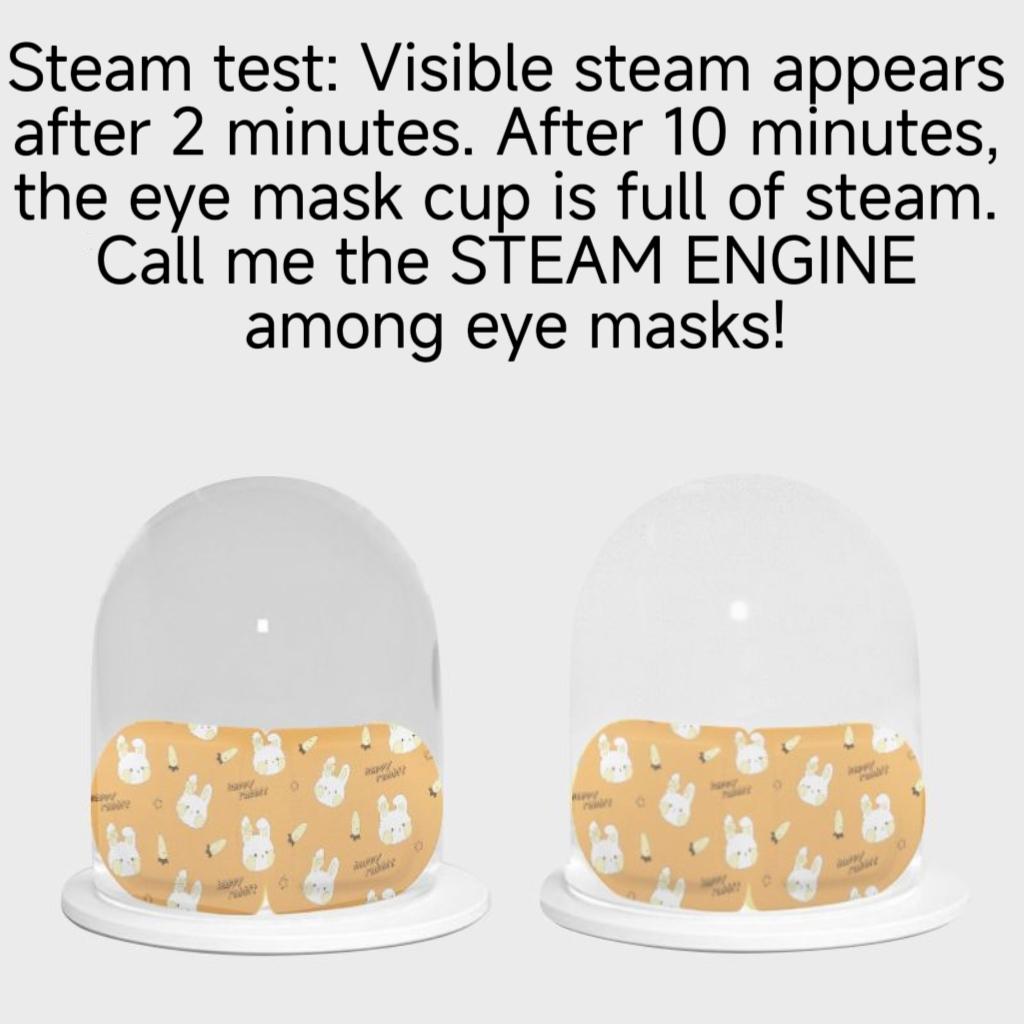 Steam Eye Mask with Essential Oils  - Self-Heating Warm Compress for Dry Eyes & Dark Circles, Relaxing Spa Treatment for Better Sleep