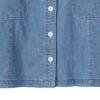 LAP Puff Sleeve Slim Dirty Denim Dress Ar2Do562