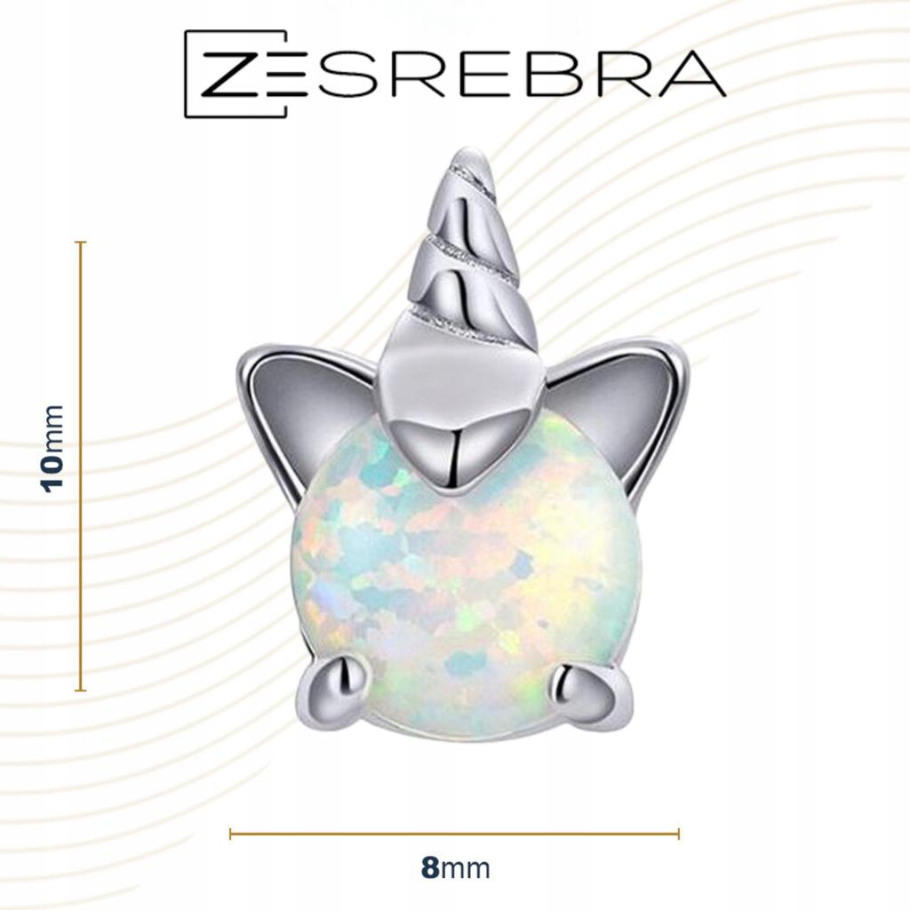 925 Unicorn Earrings Unicorn Box Colorful Pearl