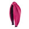 Frauen Geknotetes Stirnband Candy Farbe Stoff Haar Hoop Elastisches Kopfband Breites Haarband Haar Zubehör