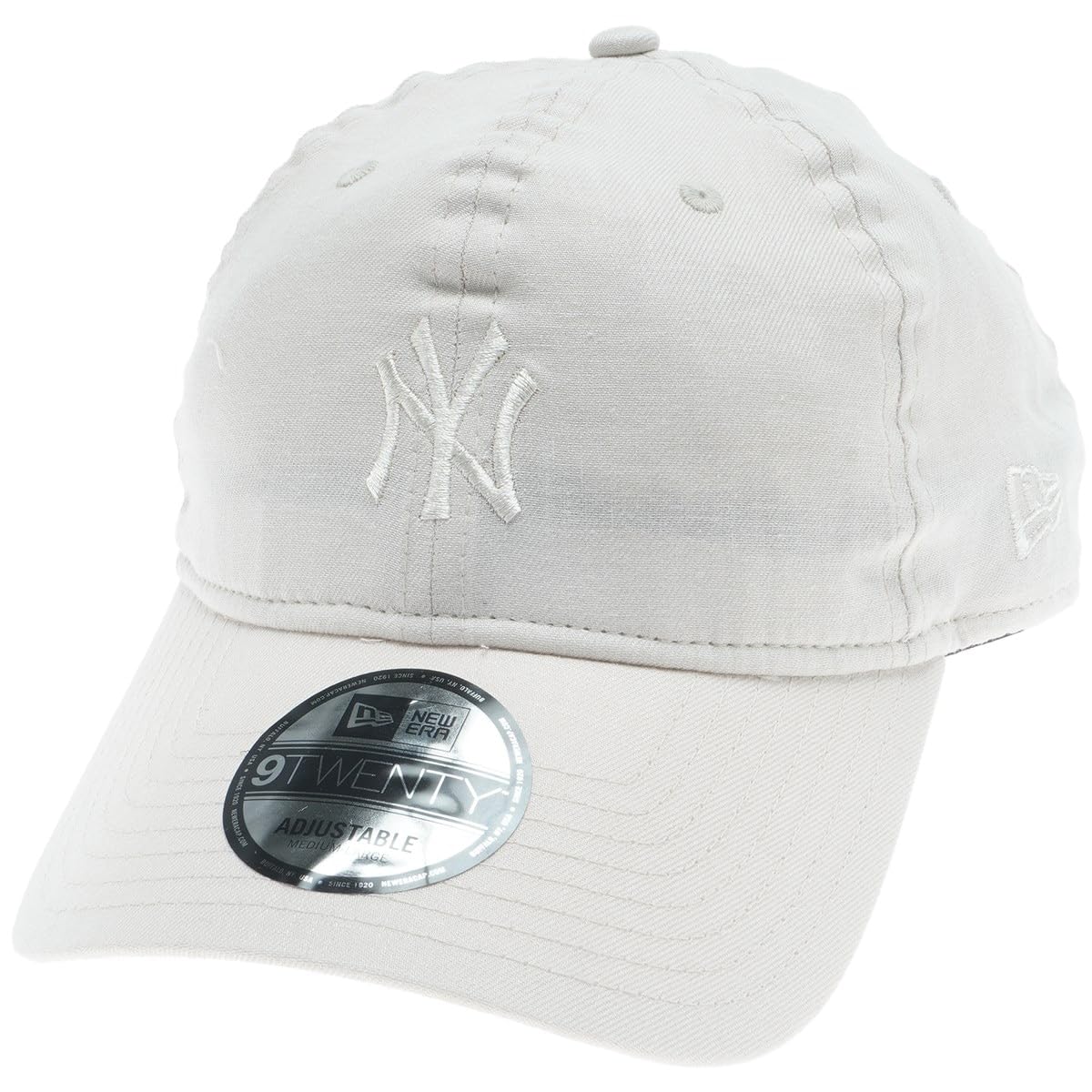 

New Era 9TWENTY MLB Хлопок Лен Лен NY Светлые Размеры Кепка, Бежевый, M/L (14388800, NER36C8666)