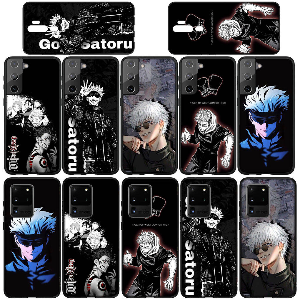 Handyhülle für Samsung Galaxy S25 S23 S22 S24 Ultra FE A05 A06 A15 A16 A36 A37 A35 A54 A55 A56 A57 A25 A26 A53 Comics Gojo Satoru Jujutsu Kaisen Cover