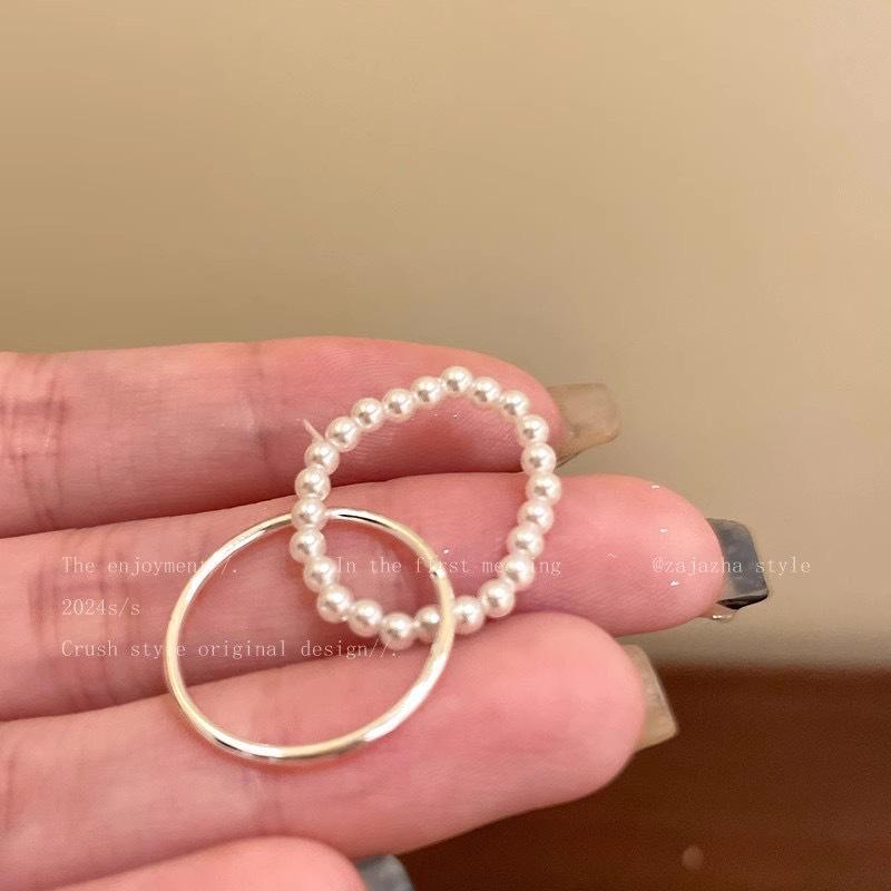 

Women s Cute Dachshund Pearl Glaze Ring - 2025 Unique Ins Style Finger Accessory