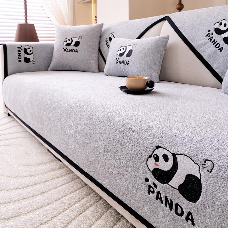 Sofa cushion four seasons universal non-slip cover 2025 new modern simple sofa cover all-inclusive straight seat cushion