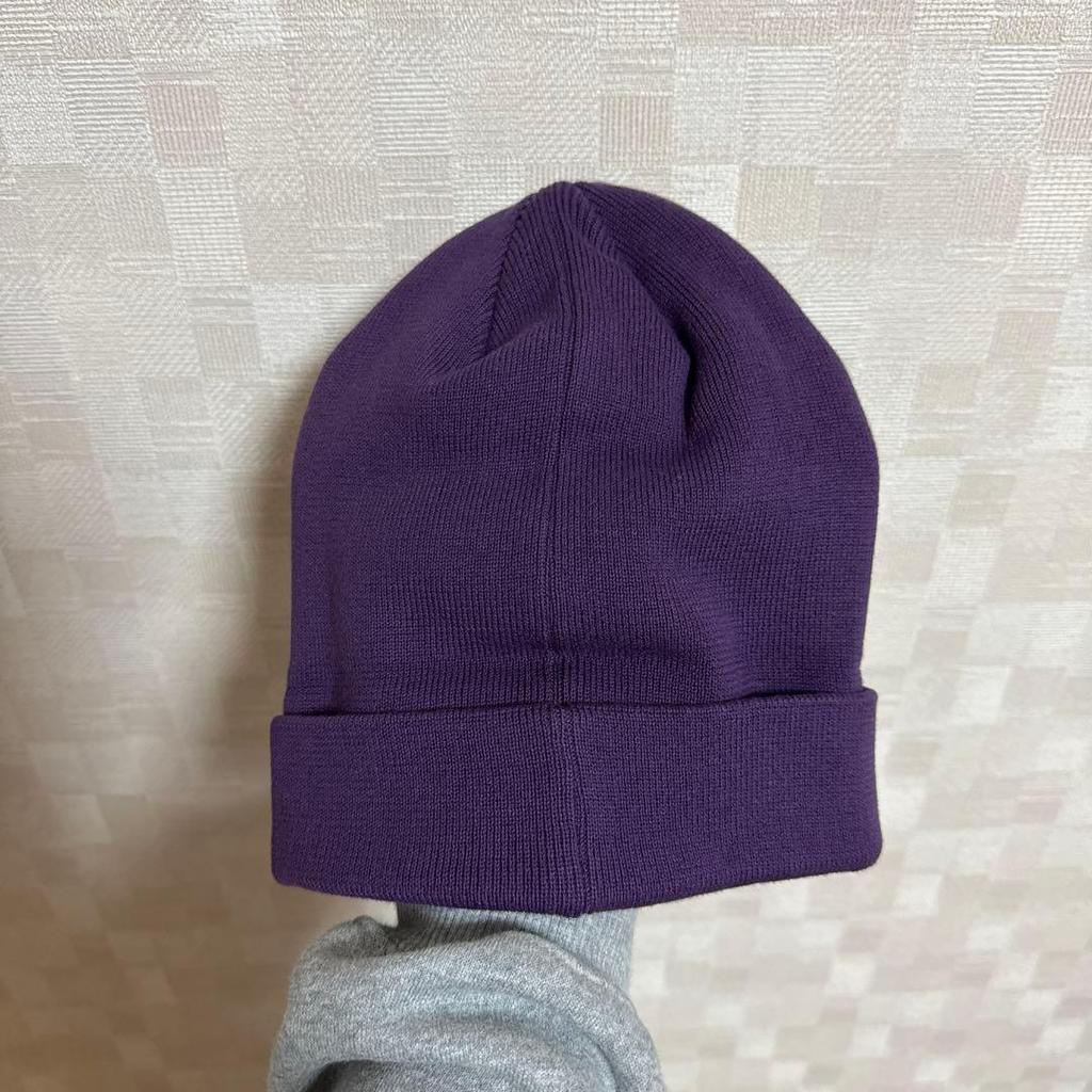 Used VANS Purple Knit Cap Beanie Good Condition