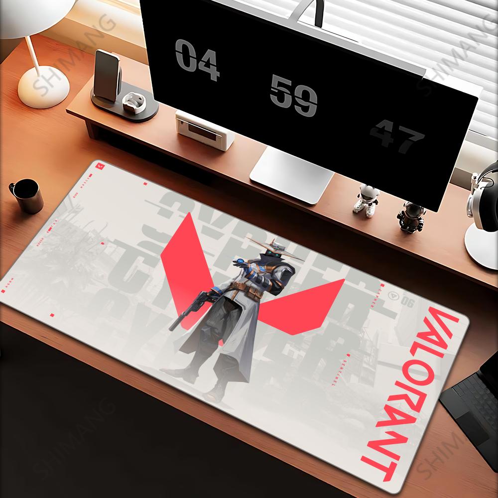 VALORANT Cypher Large Gaming Mouse Pad Computer Mousepad PC Gamer Laptop Mouse Mat Office Mausepad XXL Keyboard Mat Desk Pad