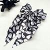 Ghost Hair Clip Halloween Silky Satin Bows for Women Big Ribbon Bow Clips Girls Oversized Long Tail Barrettes Cute Bat Spider Web Pumpkin